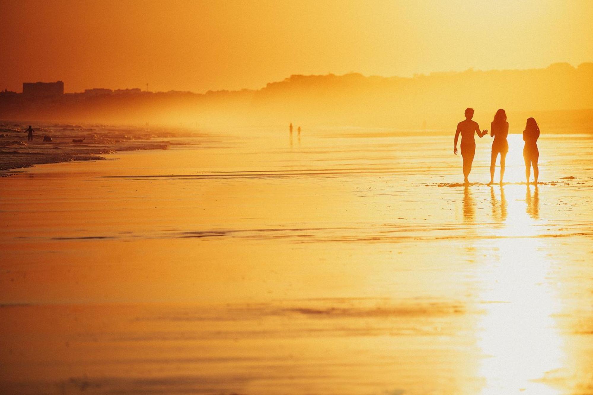 Domes Lake Algarve, Autograph Collection Vilamoura Eksteriør bilde Sunset at the beach